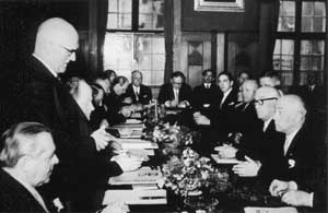 Besuch der Landesregierung von Baden-Württemberg am 16. Dezember 1953 in Sigmaringen