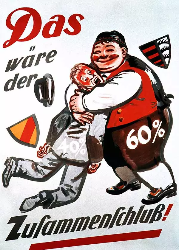 Plakat der Südweststaatgegner. Quelle: LMZ Baden-Württemberg