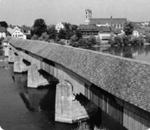 Rheinbrücke nach Stein/Kanton Aargau: Emigrations- und Rückzugsweg vieler geschlagener Aufständischer. Rheinbrücke nach Stein/Kanton Aargau: Emigrations- und Rückzugsweg vieler geschlagener Aufständischer.