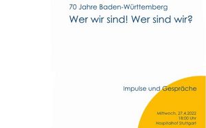 Veranstaltung "Wer wir sind! Wer sind wir?"