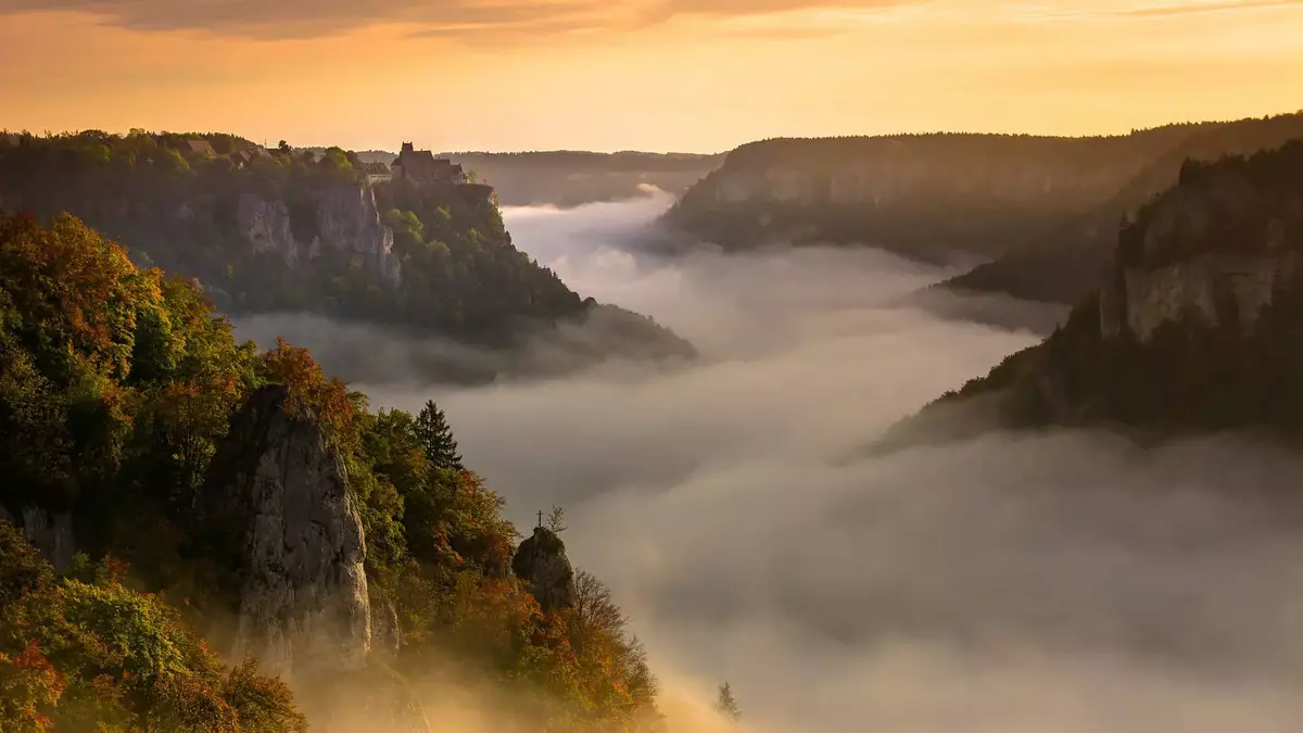 Oberes Donautal in der Schwäbischen Alb. Foto: Wikimedia (CC BY-SA 4.0) Meyer.ludwig
